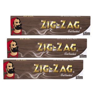 ZIG ZAG UNBLEACHED SLIM Rolling Papers/Cigarette Papers/Smoking Papers