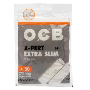 OCB X-PERT EXTRA SLIM FILTERS - 5.2mm x 15mm - Rolling/Smoking/Cigarette Filters Tips