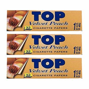 OCB - TOP VELVET PEACH FLAVOURED ROLLING PAPER/SMOKING PAPER/CIGARETTE PAPER