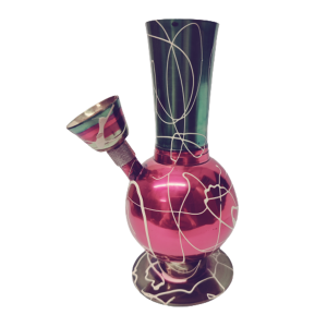 RATTAN EXPO BRASS HOOKAH DESIGNER BONG HAND PAINTED FINE FINISH FOR HOME DECOR & GIFTING
