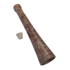 RATTAN EXPO STONE CHILLUM PLAIN SHEHNAI SHAPED - SUPER FINISH