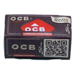 OCB VIRGIN UNBLEACHED SLIM ROLLS